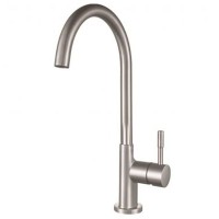 Смеситель для кухни Aquanet Steel AF210-41S Сатин