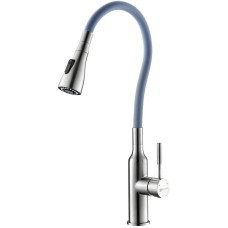 Смеситель для кухни Lemark Expert LM5082S-Gray Хром матовый Серый