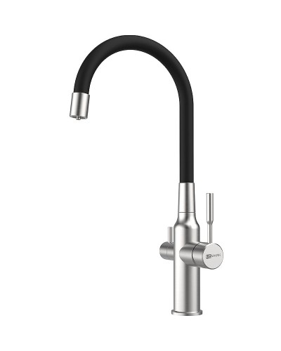 Смеситель для кухни Lemark Expert LM5083S-Black Хром Черный