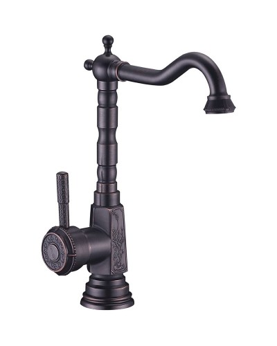 Смеситель для кухни Lemark Jasmine LM6605ORB Черная бронза