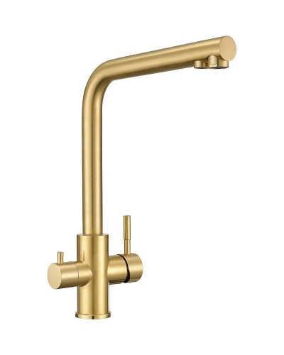 Смеситель для кухни Milacio Ultra MCU.553.GD Золото брашированное