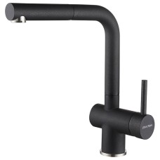 Смеситель для кухни Paulmark Dosse Do214418-418 Черный металлик