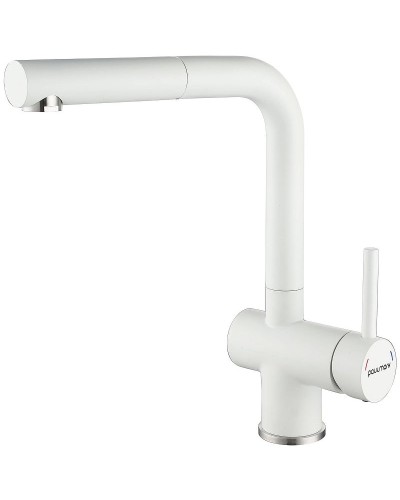 Смеситель для кухни Paulmark Dosse Do214418-431 Белый матовый