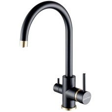 Смеситель для кухни Paulmark Essen Es213211-401BR Антрацит Бронза