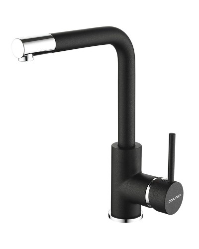 Смеситель для кухни Paulmark Honner Ho212018-418 Черный металлик
