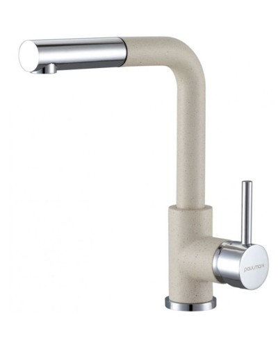 Смеситель для кухни Paulmark Kassel Ka214311-328 Бежевый Хром