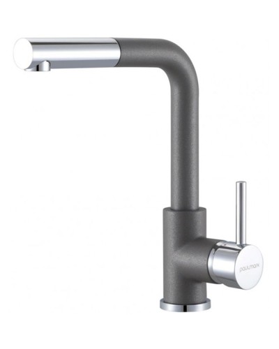 Смеситель для кухни Paulmark Kassel Ka214311-402 Серый металлик Хром