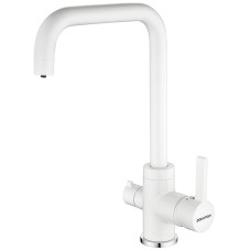Смеситель для кухни Paulmark Logas Lo213021-431TW Белый