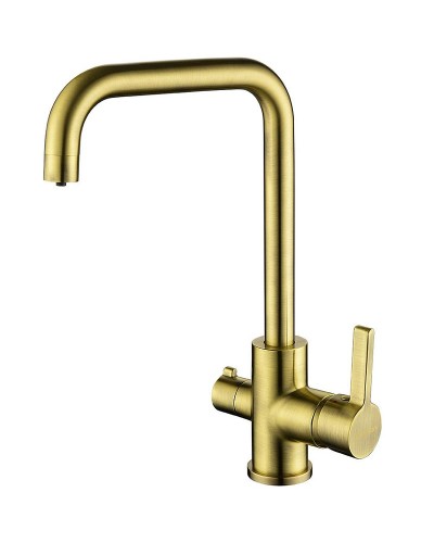Смеситель для кухни Paulmark Logas Lo213021-BR Бронза