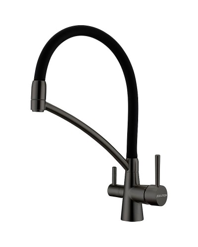 Смеситель для кухни Paulmark Siegen Si213111-GM Вороненая сталь