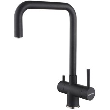 Смеситель для кухни Paulmark Wetter We213030-418 Черный металлик