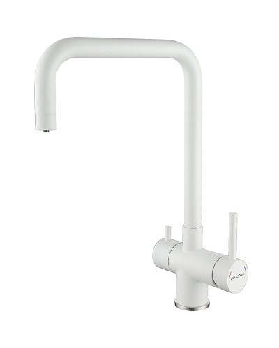 Смеситель для кухни Paulmark Wetter We213030-431 Белый матовый