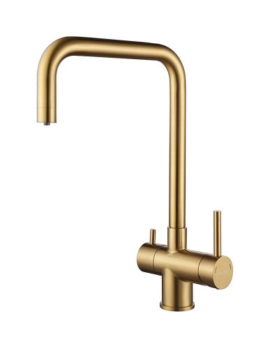 Смеситель для кухни Paulmark Wetter We213030-BG Брашированное золото