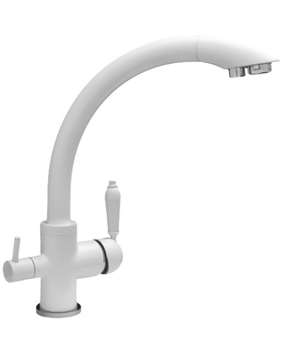 Смеситель для кухни Seaman Barcelone SSL-5382-SG Белый