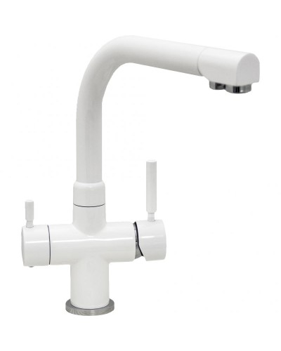 Смеситель для кухни Seaman Barcelone SSL-5383-SG Белый