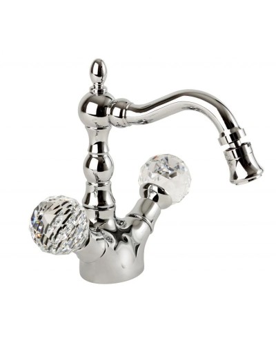 Смеситель для биде хром, ручки Swarovski Cezares Atlantis ATLANTIS-BS2-01-Sw