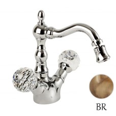Смеситель для биде бронза, ручки Swarovski Cezares Atlantis ATLANTIS-BS2-02-Sw