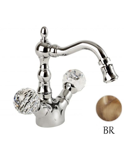 Смеситель для биде бронза, ручки Swarovski Cezares Atlantis ATLANTIS-BS2-02-Sw