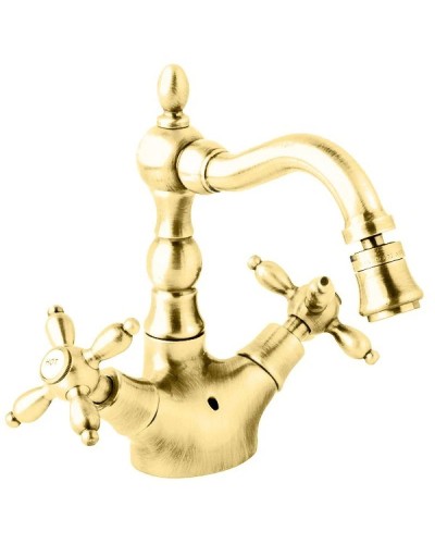 Смеситель для биде золото 24 карата Cezares Atlantis-Nostalgia ATLANTIS-NOSTALGIA-BS2-03/24