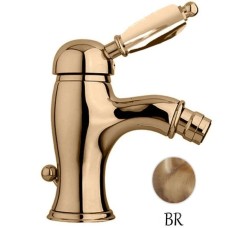 Смеситель для биде бронза, ручка металл Cezares Elite ELITE-BSM1-02-M