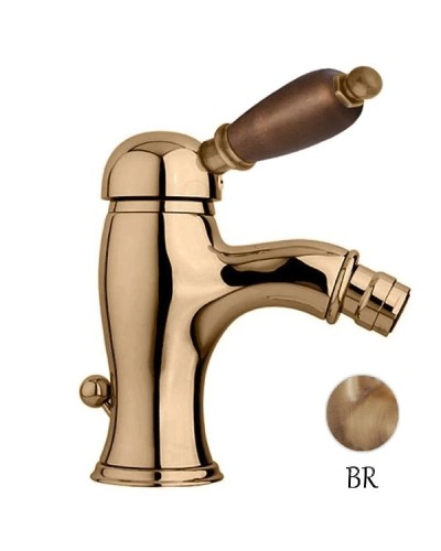 Смеситель для биде бронза, ручка орех Cezares Elite ELITE-BSM1-02-Nc