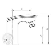 Смеситель для биде Migliore Flo ML.FLO-7086.CR