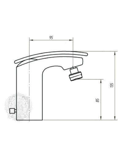 Смеситель для биде Migliore Flo ML.FLO-7086.CR