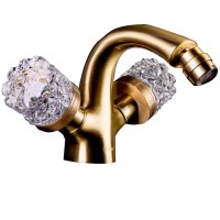 Смеситель для биде Boheme Crystal 316-CRST Бронза