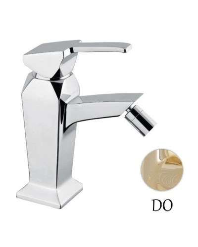 Смеситель на биде однорычажный c донным клапаном золото 24 карата Cezares Legend LEGEND-BSM2-03/24