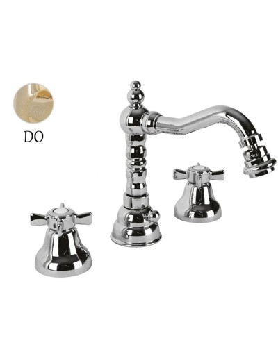 Смеситель для биде золото 24 карат Cezares Lord LORD-BBS2-03/24