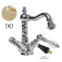 Смеситель для биде золото 24 карат, ручки Swarovski Nero Cezares Diamond DIAMOND-BS2-03/24-Sw-N