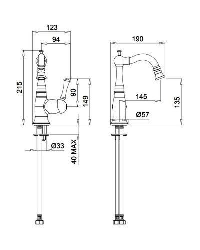 Смеситель для биде Migliore Dallas 18600 Хром