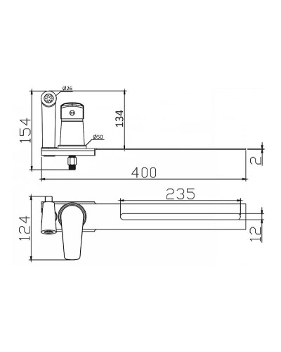 Гигиенический душ со смесителем Orange Sofi M43-831cr Хром