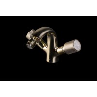 Смеситель для биде Boheme Royal Cristal 296-Royal/CRST Золото