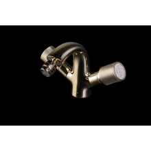 Смеситель для биде Boheme Royal Cristal 296-Royal/CRST Золото