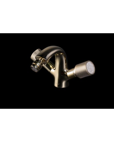 Смеситель для биде Boheme Royal Cristal 296-Royal/CRST Золото