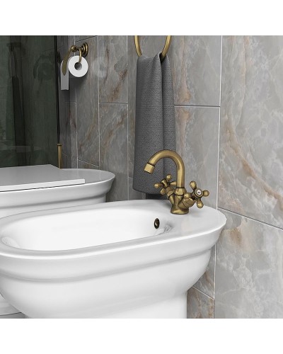 Смеситель для биде Paini Liberty 17F3251KM Старая бронза