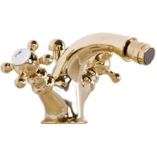 Смеситель для биде с донным клапаном Gattoni Vivaldi 1237012D0ORO