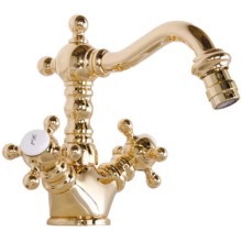 Смеситель для биде с донным клапаном Gattoni Vivaldi 1235012D0ORO