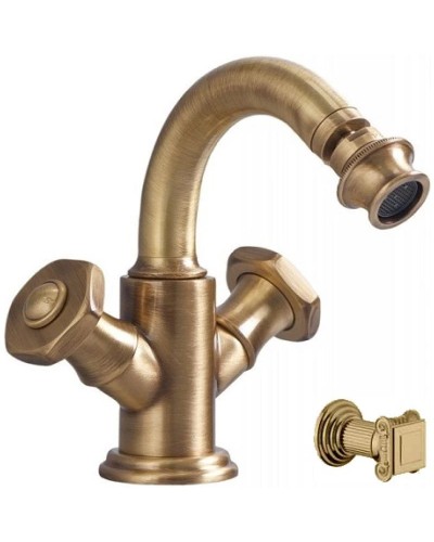 Смеситель для биде с донным клапаном Cezares APHRODITE-BS2-02-O