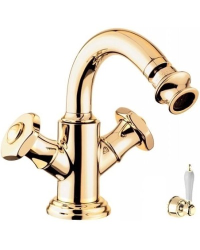 Смеситель для биде с донным клапаном Cezares APHRODITE-BS2-03/24-Bi