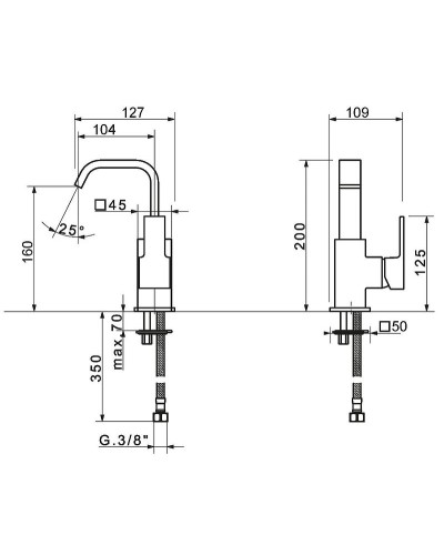 Смеситель для биде Migliore Kvant 18766 Хром