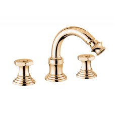 Смеситель для биде на три отверстия Cezares APHRODITE-BBS2-03/24-O