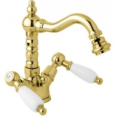 Смеситель для биде Cezares First-BS2-03/24-Bi Золото 24 карат