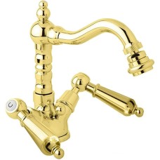 Смеситель для биде Cezares First-BS2-03/24-M Золото 24 карат