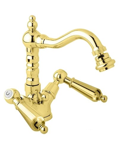 Смеситель для биде Cezares First-BS2-03/24-M Золото 24 карат