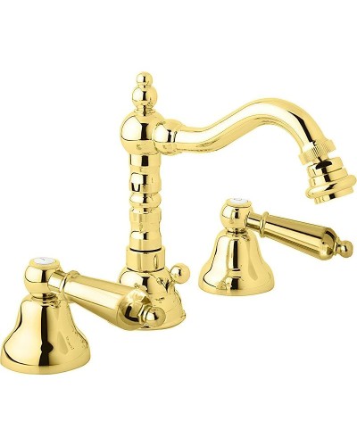 Смеситель для биде Cezares First-BBS2-03/24-M Золото 24 карат