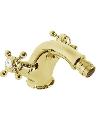 Смеситель для биде Cezares Golf-BS1-03/24 Золото 24 карат