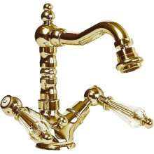 Смеситель для биде Cezares Diamond DIAMOND-BS2-03/24-Sw Золото 24 карат