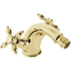 Смеситель на биде Cezares Nostalgia-BS1-03/24 Золото 24 карат